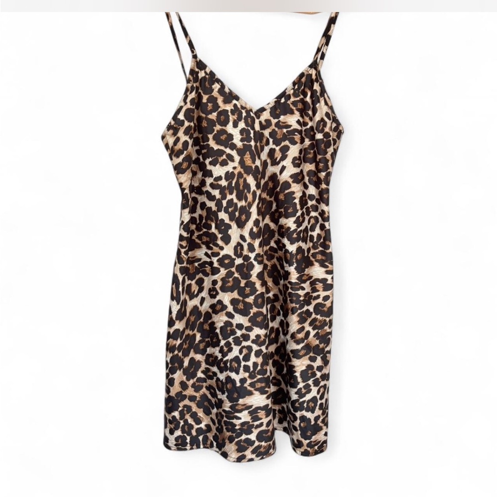 Los Angeles Apparel Leopard Dress